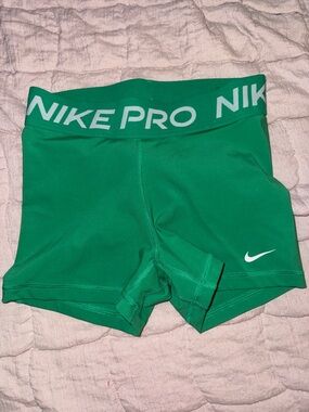Nike Green Pro Dri-FIT Training Shorts